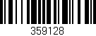 Código de barras (EAN, GTIN, SKU, ISBN): '359128'