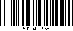 Código de barras (EAN, GTIN, SKU, ISBN): '3591348329559'