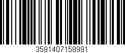 Código de barras (EAN, GTIN, SKU, ISBN): '3591407158991'
