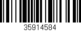 Código de barras (EAN, GTIN, SKU, ISBN): '35914584'
