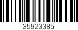 Código de barras (EAN, GTIN, SKU, ISBN): '35923385'