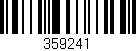 Código de barras (EAN, GTIN, SKU, ISBN): '359241'