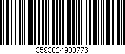 Código de barras (EAN, GTIN, SKU, ISBN): '3593024930776'