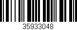 Código de barras (EAN, GTIN, SKU, ISBN): '35933048'