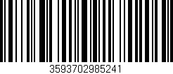 Código de barras (EAN, GTIN, SKU, ISBN): '3593702985241'