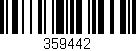 Código de barras (EAN, GTIN, SKU, ISBN): '359442'
