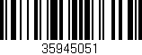Código de barras (EAN, GTIN, SKU, ISBN): '35945051'
