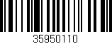 Código de barras (EAN, GTIN, SKU, ISBN): '35950110'