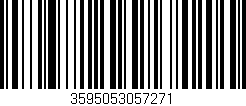 Código de barras (EAN, GTIN, SKU, ISBN): '3595053057271'
