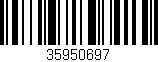 Código de barras (EAN, GTIN, SKU, ISBN): '35950697'