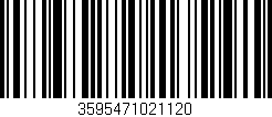 Código de barras (EAN, GTIN, SKU, ISBN): '3595471021120'