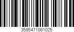 Código de barras (EAN, GTIN, SKU, ISBN): '3595471081025'