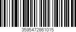 Código de barras (EAN, GTIN, SKU, ISBN): '3595472861015'