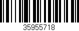 Código de barras (EAN, GTIN, SKU, ISBN): '35955718'