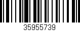 Código de barras (EAN, GTIN, SKU, ISBN): '35955739'