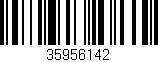 Código de barras (EAN, GTIN, SKU, ISBN): '35956142'