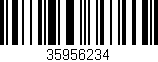 Código de barras (EAN, GTIN, SKU, ISBN): '35956234'