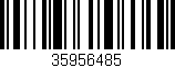 Código de barras (EAN, GTIN, SKU, ISBN): '35956485'