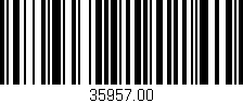 Código de barras (EAN, GTIN, SKU, ISBN): '35957.00'