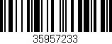 Código de barras (EAN, GTIN, SKU, ISBN): '35957233'