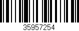 Código de barras (EAN, GTIN, SKU, ISBN): '35957254'