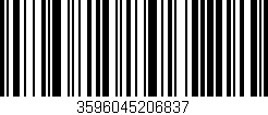 Código de barras (EAN, GTIN, SKU, ISBN): '3596045206837'