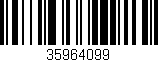 Código de barras (EAN, GTIN, SKU, ISBN): '35964099'