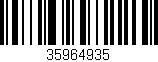 Código de barras (EAN, GTIN, SKU, ISBN): '35964935'