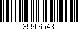 Código de barras (EAN, GTIN, SKU, ISBN): '35966543'