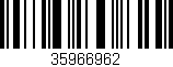 Código de barras (EAN, GTIN, SKU, ISBN): '35966962'