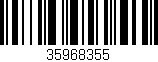 Código de barras (EAN, GTIN, SKU, ISBN): '35968355'