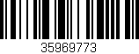 Código de barras (EAN, GTIN, SKU, ISBN): '35969773'
