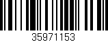 Código de barras (EAN, GTIN, SKU, ISBN): '35971153'
