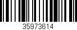 Código de barras (EAN, GTIN, SKU, ISBN): '35973614'