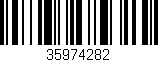 Código de barras (EAN, GTIN, SKU, ISBN): '35974282'
