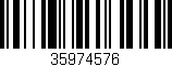 Código de barras (EAN, GTIN, SKU, ISBN): '35974576'
