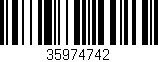 Código de barras (EAN, GTIN, SKU, ISBN): '35974742'