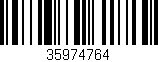 Código de barras (EAN, GTIN, SKU, ISBN): '35974764'