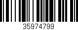 Código de barras (EAN, GTIN, SKU, ISBN): '35974799'