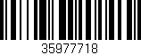 Código de barras (EAN, GTIN, SKU, ISBN): '35977718'