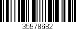 Código de barras (EAN, GTIN, SKU, ISBN): '35978682'