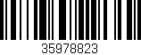 Código de barras (EAN, GTIN, SKU, ISBN): '35978823'