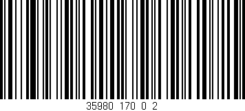 Código de barras (EAN, GTIN, SKU, ISBN): '35980_170_0_2'