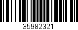 Código de barras (EAN, GTIN, SKU, ISBN): '35982321'