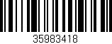 Código de barras (EAN, GTIN, SKU, ISBN): '35983418'