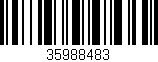 Código de barras (EAN, GTIN, SKU, ISBN): '35988483'