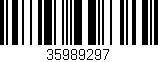 Código de barras (EAN, GTIN, SKU, ISBN): '35989297'