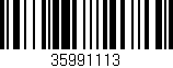Código de barras (EAN, GTIN, SKU, ISBN): '35991113'