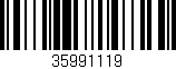 Código de barras (EAN, GTIN, SKU, ISBN): '35991119'