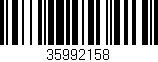 Código de barras (EAN, GTIN, SKU, ISBN): '35992158'